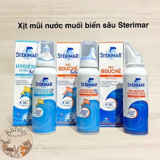Xịt muối biển cá heo Sterimar Pháp cho bé từ sơ sinh