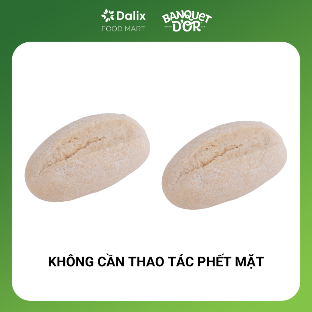 BÁNH MÌ PHÁP MINI - 240 g  Nhập Khẩu - Nướng nồi chiên không dầu hoặc lò nướng