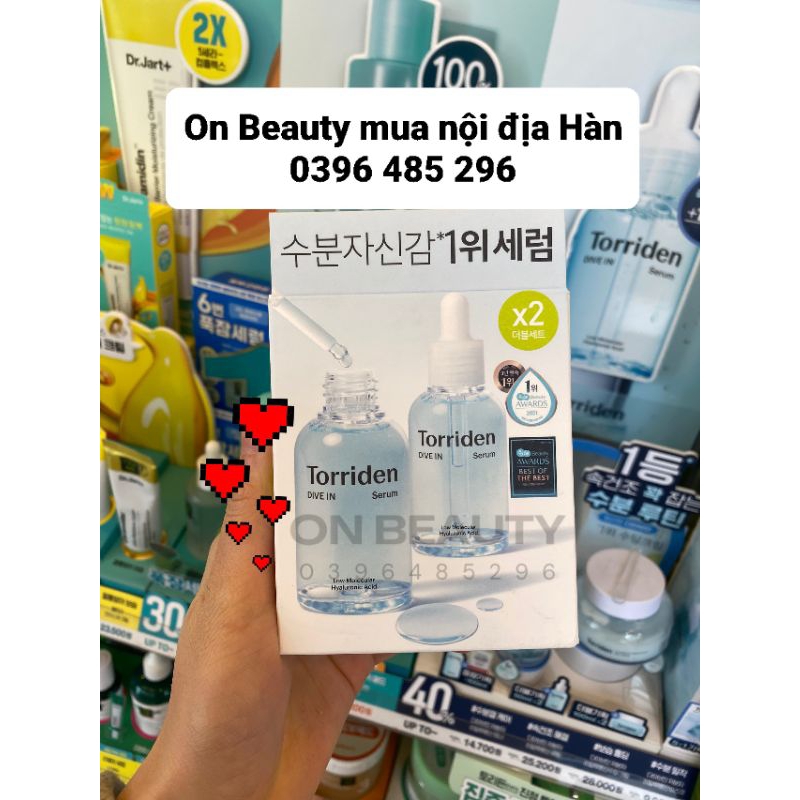 Serum Torriden Dive In tinh chất Hyaluronic dưỡng ẩm