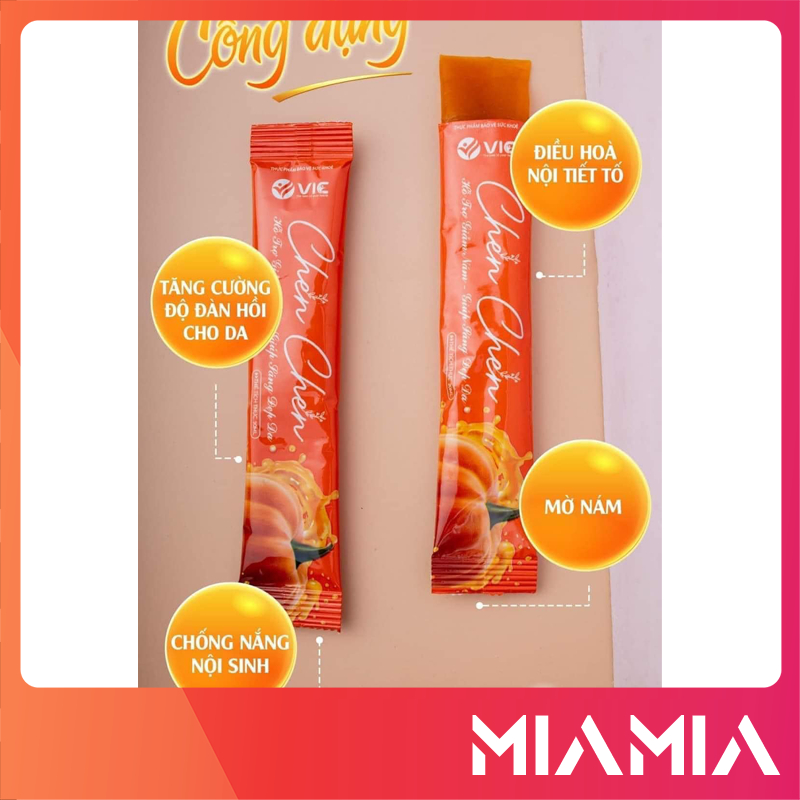 Thạch Bí Đỏ Chen Chen Vic Hỗ Trợ Giảm Thâm Nám Chính Hãng