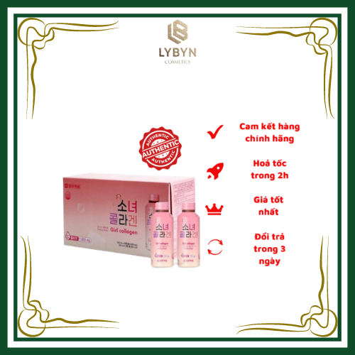 nước uống collagen đẹp ra trẻ hoá collagen girl ( 10 lọ/ 1 hộp )