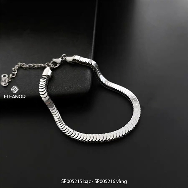 Vòng tay nữ titan Eleanor Accessories thiết kế ngách basic phụ kiện trang sức 5152