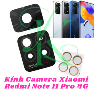 Kính camera XM redmi note 11 pro 4g có keo dán