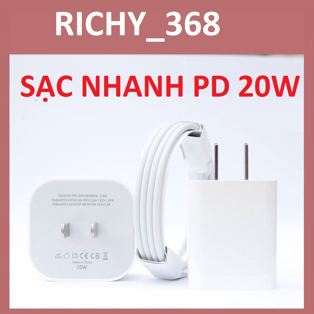 sạc nhanh PD 20w cam kết sạc nhanh[ bảo hành 24 tháng lỗi 1 đổi 1]