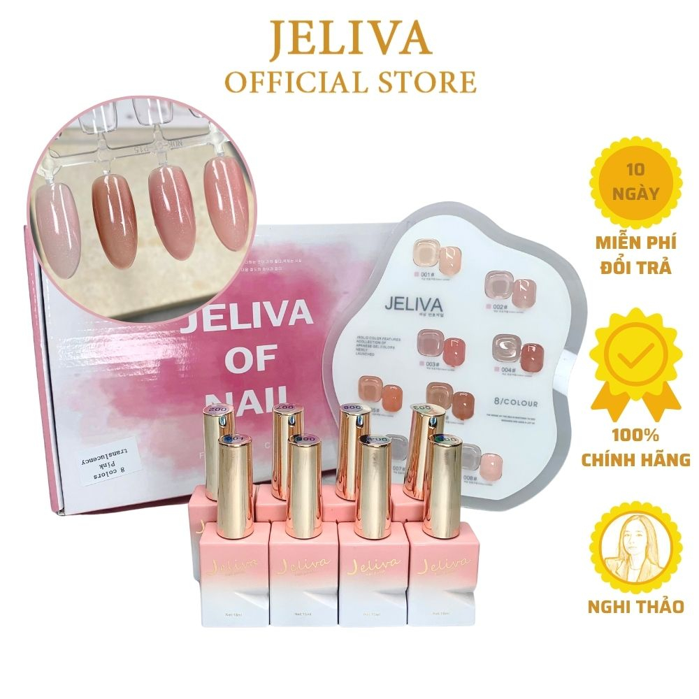 Set sơn thạch JELIVA 8 màu