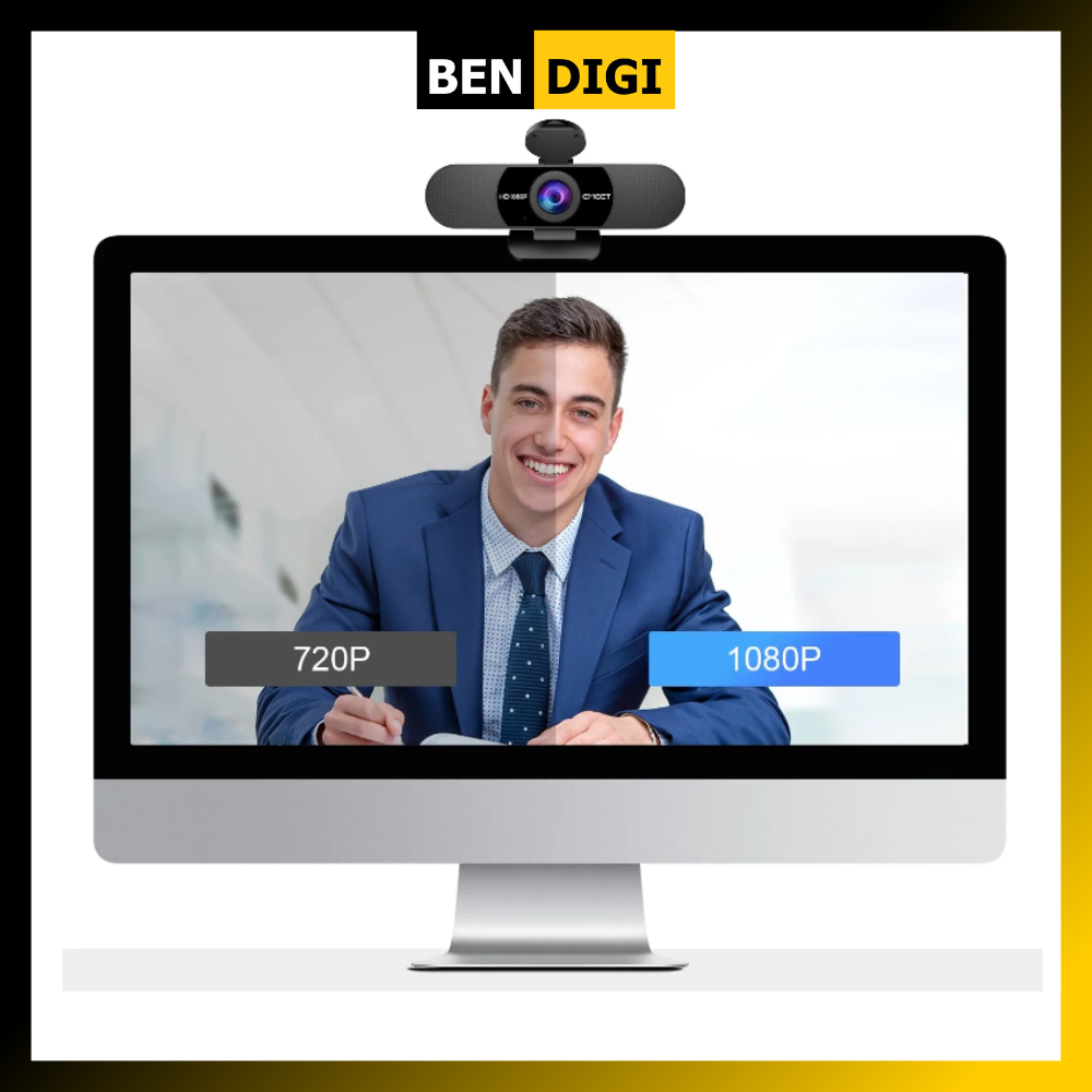 Webcam họp trực tuyến eMeet C960 full HD1080p kèm micro - Hàng chính hãng