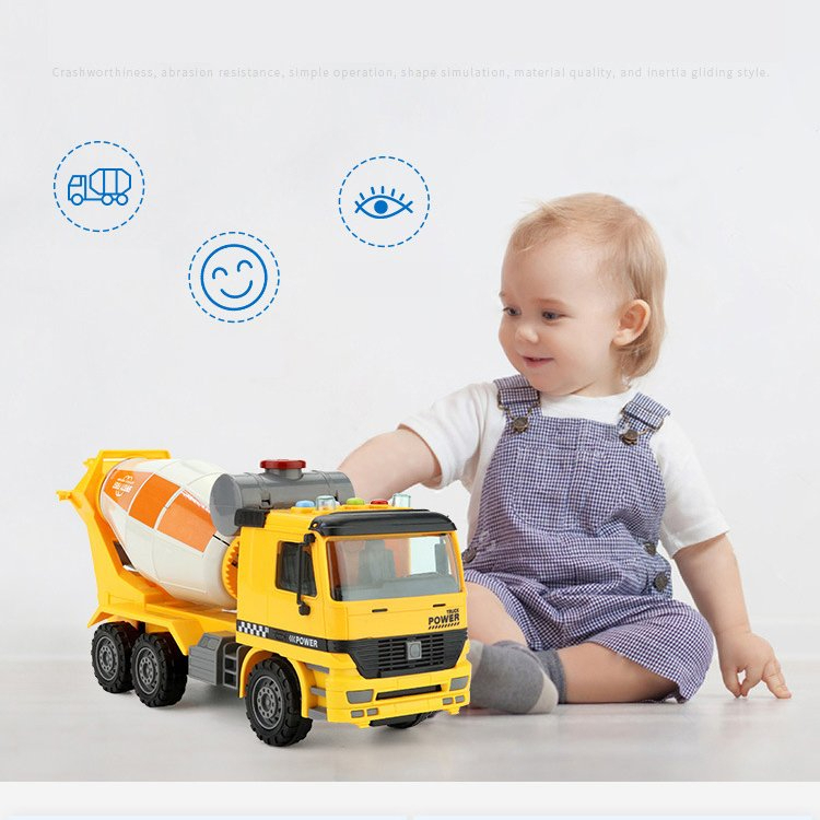 Xe trộn bê tông đồ chơi JB11 mới nhất 2021 (tặng kèm pin)