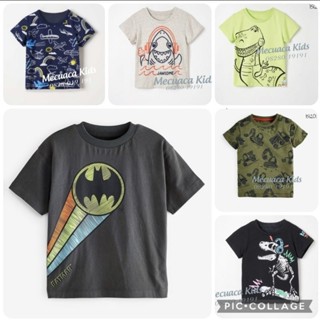 [90-140][ CHỌN MẪU] Áo phông cotton Ô tô, khủng long, máy xúc, máy ủi, xe công trình cho bé/bé trai/bé gái tqxk