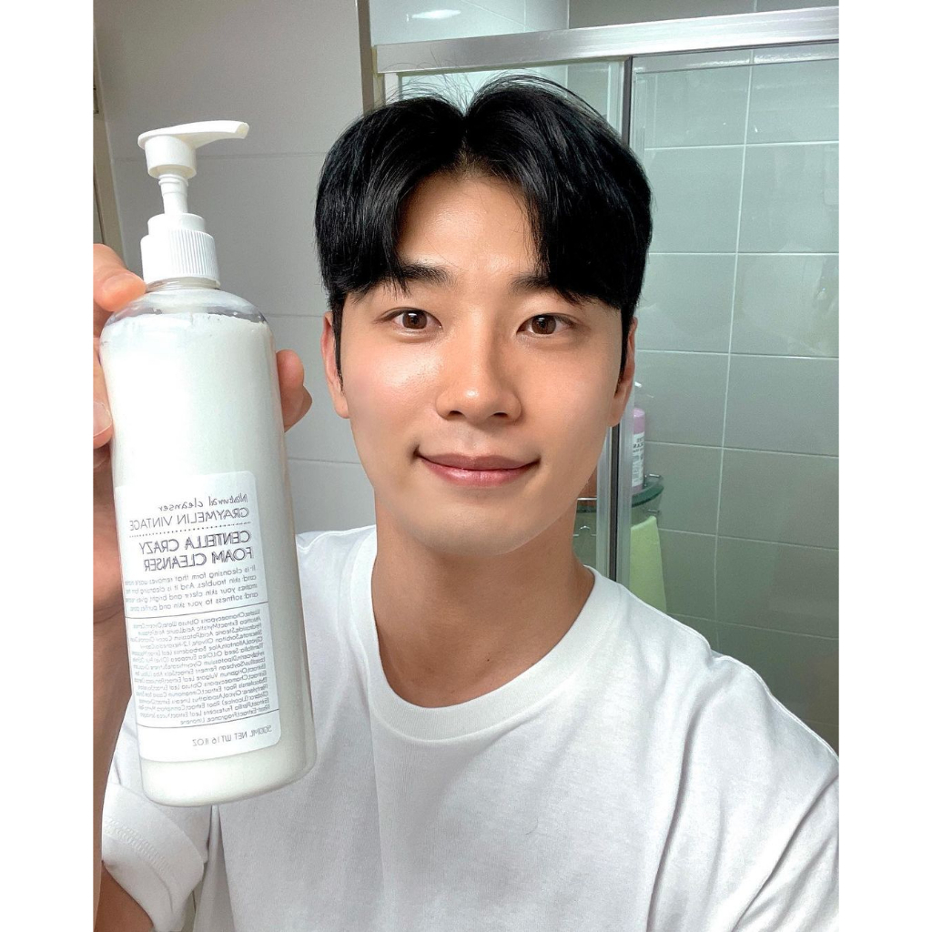 Sữa Rửa Mặt Chiết Xuất Rau Má Graymelin Centella Crazy Foam Cleanser 500ml