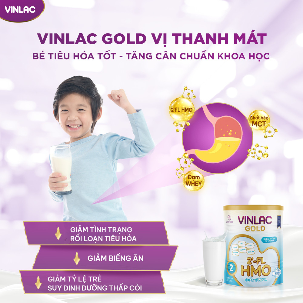 Sữa bột Vinlac Gold số 1 900g