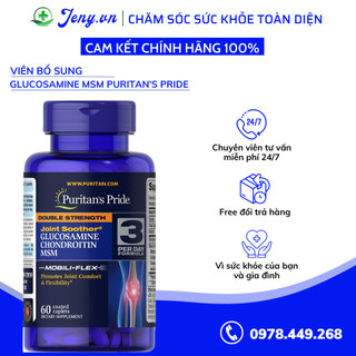 Viên bổ sung glucosamine msm puritan's pride của mỹ 60v