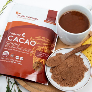 X2 gói bột cacao nguyên chất 100% criollo amazon peru - organic - ảnh sản phẩm 4