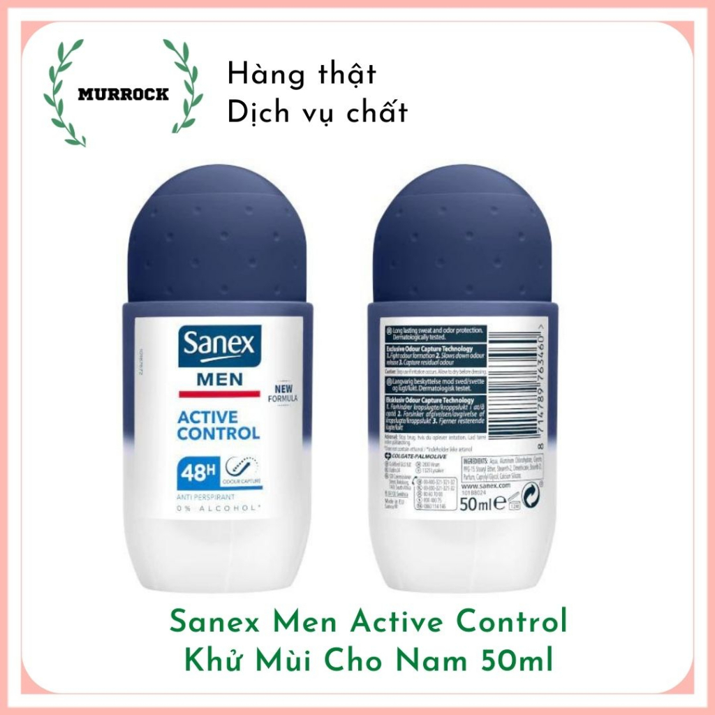 Lăn khử mùi Sanex 50ml UK Anh Quốc