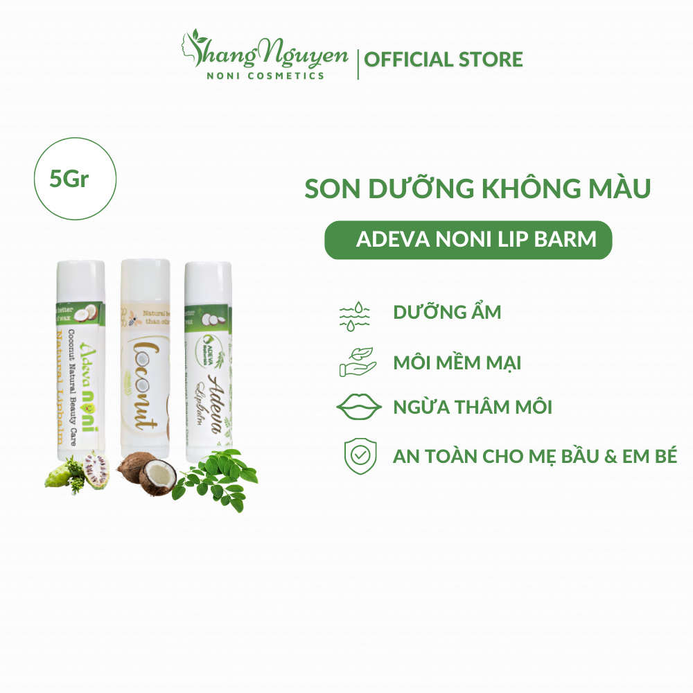Son dưỡng handmade Adeva lipbalm (Dùng cho cả mẹ bầu & trẻ em)