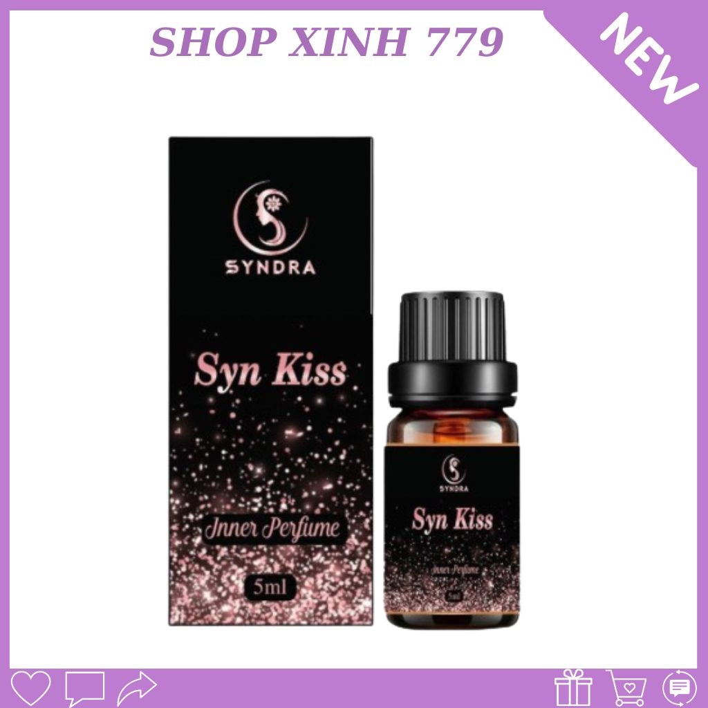 Nước hoa vùng kín Synkiss cho nữ làm sạch vùng kín, hương thơm dịu nhẹ