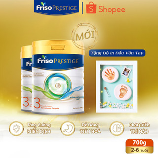  Combo 2 lon Sữa Dinh Dưỡng Công Thức Friso Prestige 3 700g/lon (Dành cho trẻ từ 2-6 tuổi)
