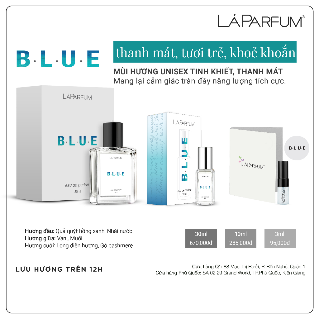 Nước Hoa LÁ House BLUE 3ML/10ML