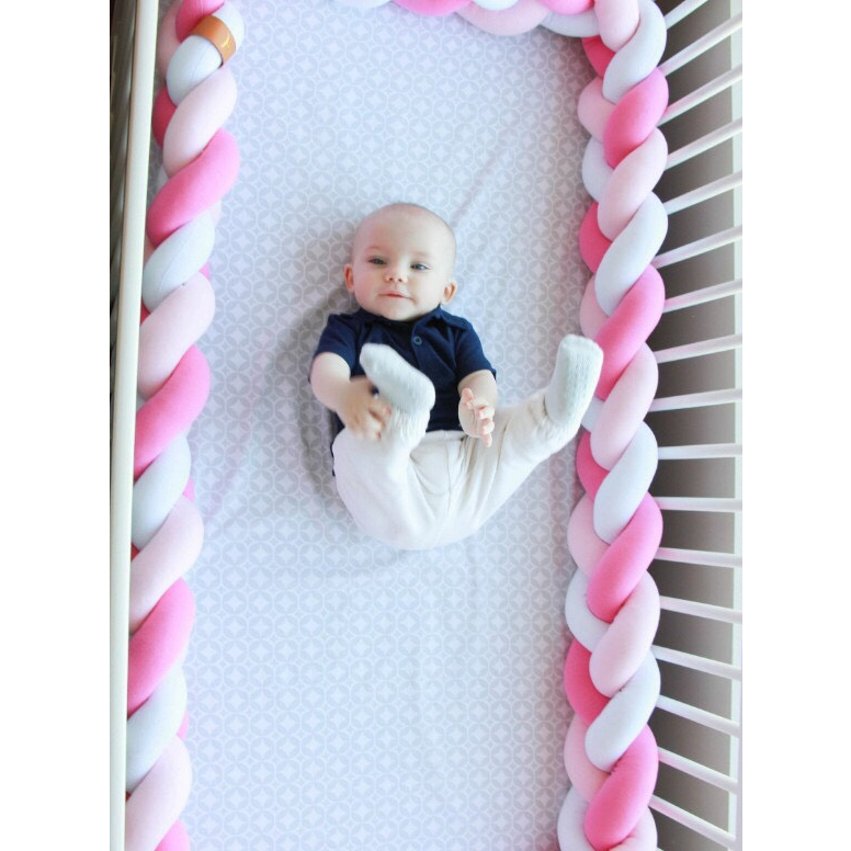 Quây cũi chất liệu vải nhung cao cấp cho bé