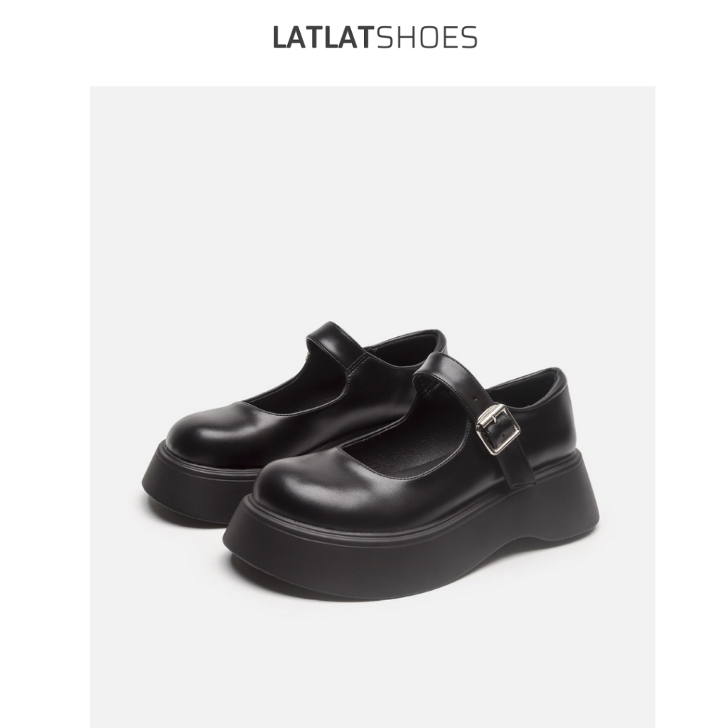 Giày lolita đế cao 5cm phong cách bánh mì cá tính dành cho nữ - Giày lolita phong cách dễ thương