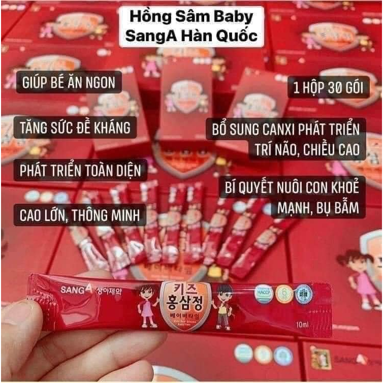 Hồng Sâm Trẻ Rm Korea Red Ginseng Baby - Nước Hồng Sâm Baby Sanga Hàn Quốc