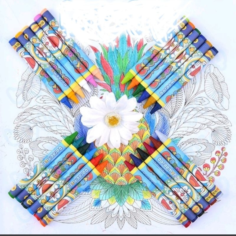 🌈🎨🖍Bút sáp Thiên Long 24 màu🎄🌄🏞