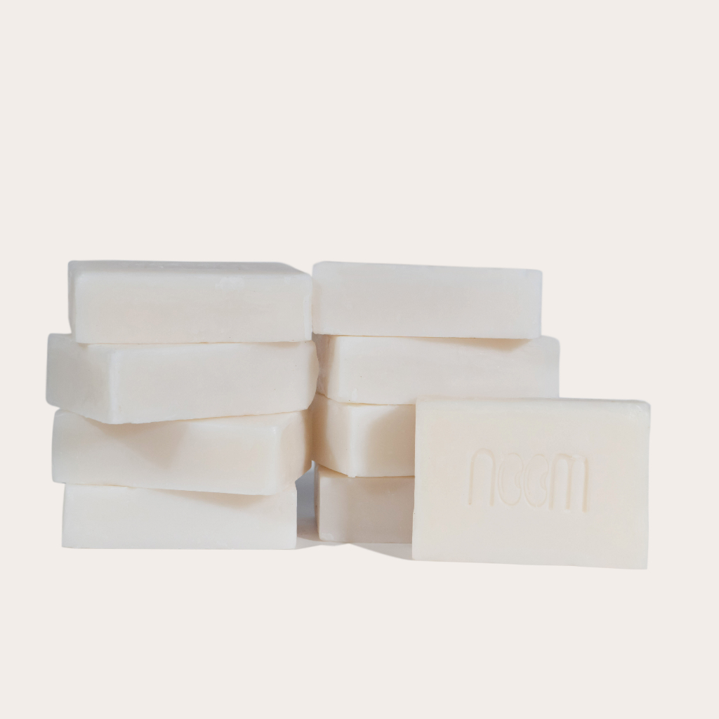 1KG Xà Bông Đa Dụng Tự Nhiên, Xà Bông Nguyên Bản Noom (10 bánh)