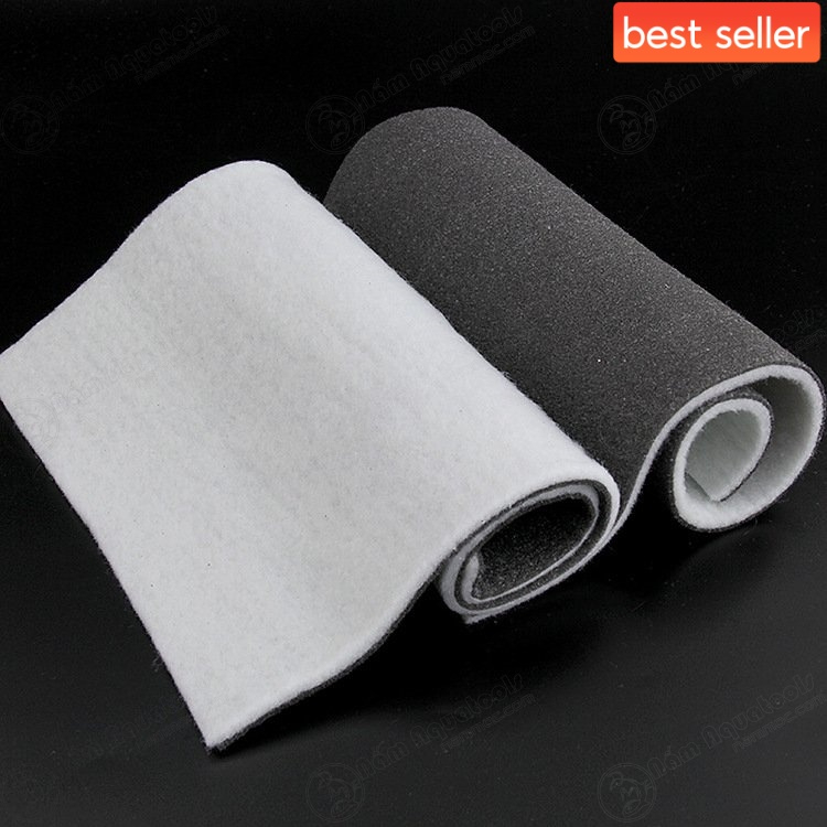 Bông Lọc Đen 2 Lớp Siêu Mịn - Lọc Sạch Bụi Bẩn Lơ Lửng Trong Hồ