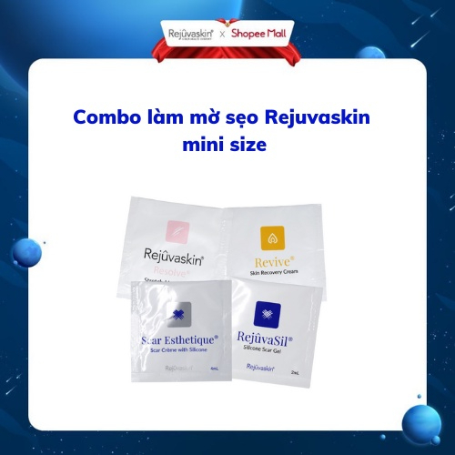 Combo làm mờ sẹo Rejuvaskin mini size