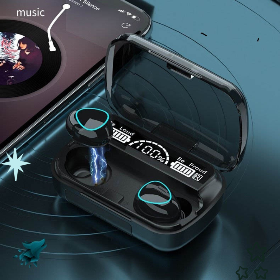 Tai Nghe Bluetooth M10 Pro Không Dây Phiên Bản Nâng Cấp Pin Trâu, Có Chạm Cảm Ứng - M.10 odeo_official