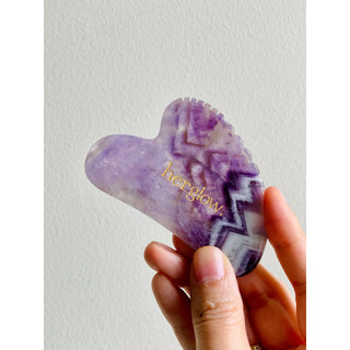 Gua Sha đá Thạch Anh Tím (Amethys)