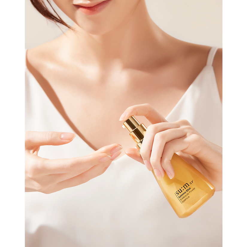 Gói tinh chất vàng siêu vi Sum37 phục hồi cho da nhạy cảm,tổn thương trẻ hóa làn da su:m37 Summa 8-Miracle Power Essence