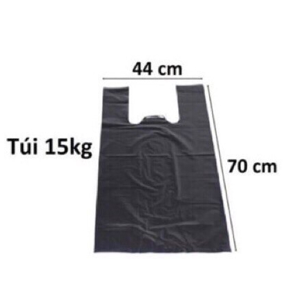 1kg túi bóng đen siêu mỏng, siêu dai dùng để đóng hàng, đựng rác