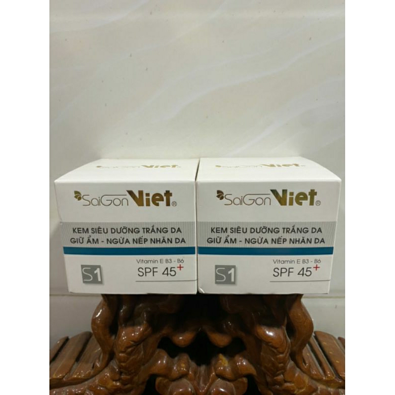 2 hủ kem Sài Gòn Việt giữ ẩm ngừa nếp nhăn 30g