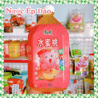 Date 2024 - Nước Ép Đào Đài Loan 1000ml Thanh Mát Giải Nhiệt, Ăn Vặt Cho Bé, DING DING FOOD