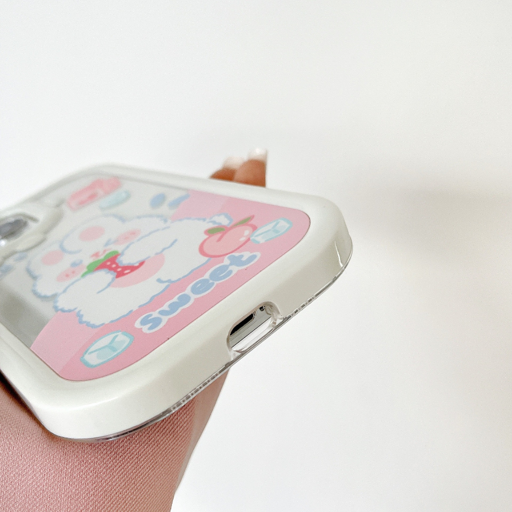 Ốp lưng iphone nơ camera hình vuông heo not fat 6/6splus/7/7plus/8/8plus/x/xs/11/12/13/pro/max/plus/promax-Awifi B5-17