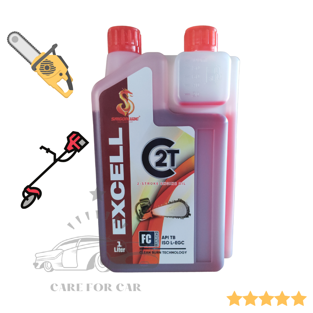 Nhớt 2T Excell, dùng cho động cơ 2 thì như máy cắt cỏ, máy cưa...