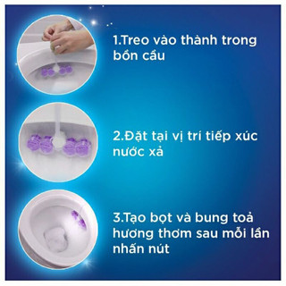 Viên Treo Bồn Cầu vim vỉ 4 viên ( HƯƠNG BIỂN XANH )