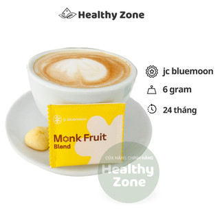 Set 5 gói đường ăn kiêng la hán quả JC BLUEMOON dùng thử, mỗi gói 6g vị ngọt tự nhiên như đường mía