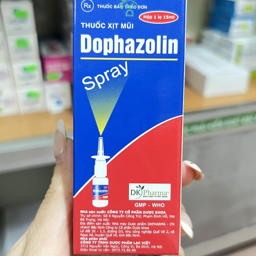 Xịt Mũi Dophazolin Spray 15ml