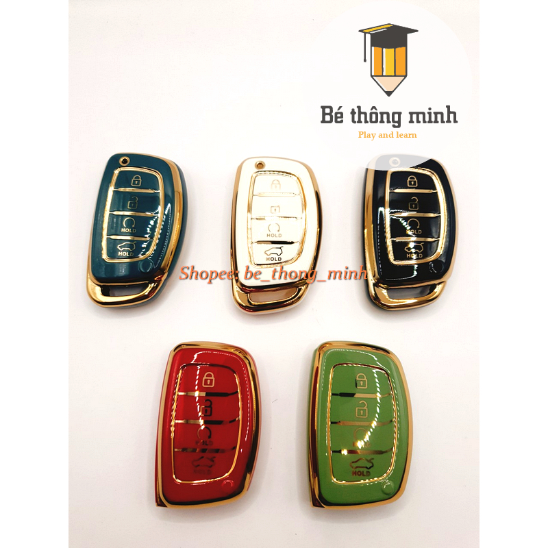 Ốp chìa khóa xe HUYNDAI CRETA 2022.Bọc bảo vệ khóa xe ô tô