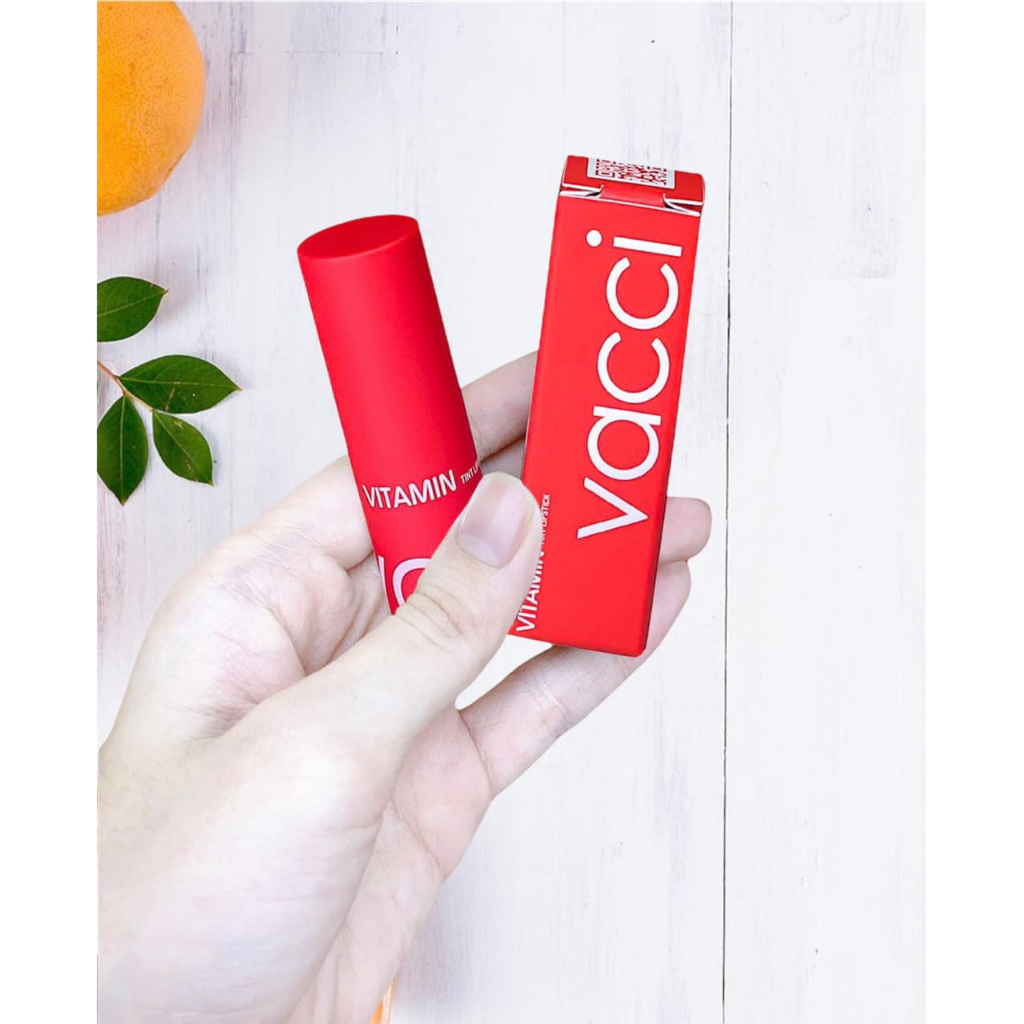 Son Dưỡng Môi Có Màu Lâu Phai Vacci Vitamin Tint Lipstick  mẫu mới nhất 2023