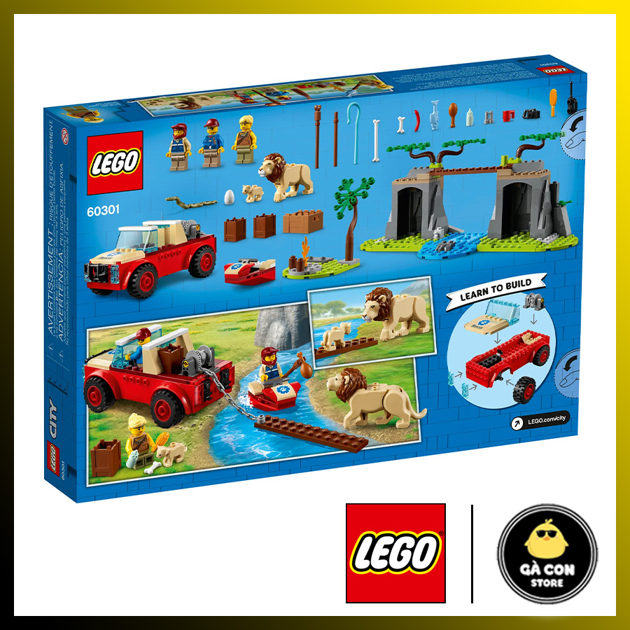 LEGO CITY 60301 Wildlife Rescue Off-Roader.
