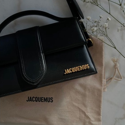 Túi jacquemus fullbox túi vải tem tag, túi Jac đeo chéo có quai xách thời thượng, hàng sẵn