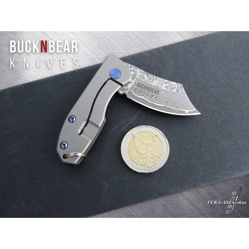 Dao Mini Damascus EDC Folder - BucknBear bnb7800