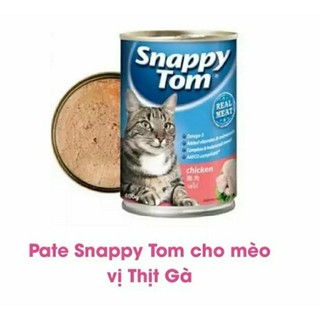 Pate Snappy Tom cho mèo lon 400gr