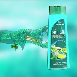 Dầu gội chanh – sả – bạc hà thorakao 400ml