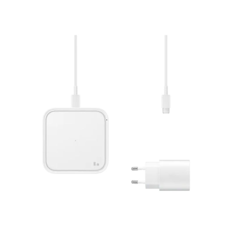 Đế sạc không dây Samsung EP-P2400 - Sạc siêu nhanh - Kèm củ 25W + Cab C to C - Hàng chính hãng