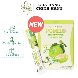 Thạch Bưởi Hỗ Trợ Giảm Cân Pomelo Slimming Care Mini Pack Hộp15 cây