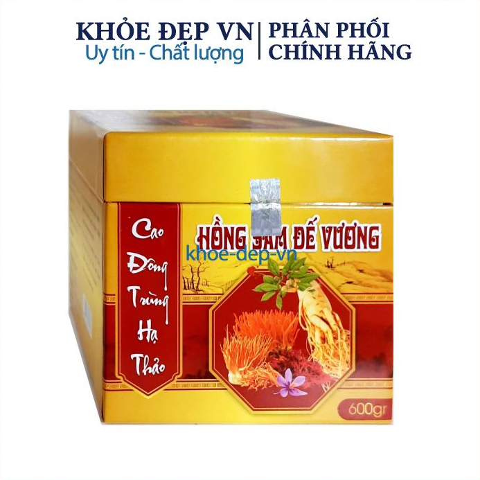 Cao Đông Trùng Hạ Thảo Hồng Sâm Đế Vương giúp tăng tiêu hóa , phục hồi sức khỏe và tăng sức đề kháng – hũ 600gr