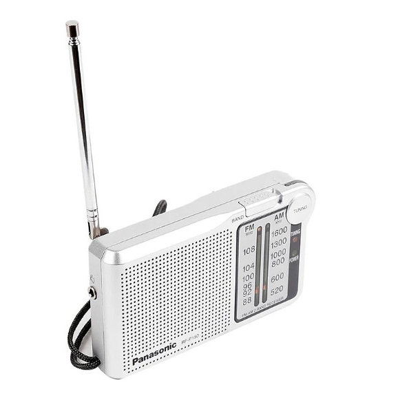 Đài Radio FM/AM Panasonic RF - P150 Kèm 2 Pin Hàng Chính Hãng